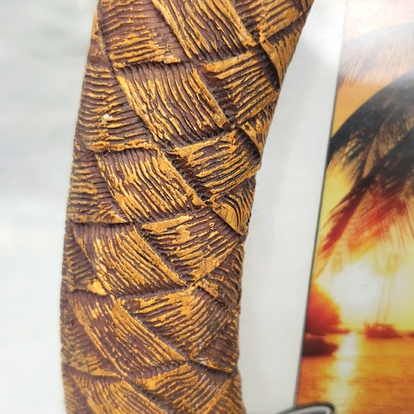 Tradewind Bay Collection Free Standing Palm Trees Oval Frame 4x6 - Picture 6 of 9